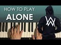 How To Play - Alan Walker - Alone (PIANO TUTORIAL LESSON)