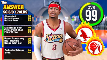 Allen Iverson Build is UNSTOPPABLE in RANDOM REC on NBA 2K25