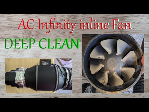 Cleaning the AC infinity 6inch inline Fan used with Laserbox Rotary 