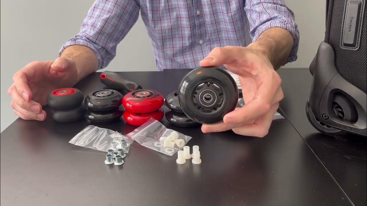 Inline Skate Wheels for Luggage Wheel Replacement YouTube