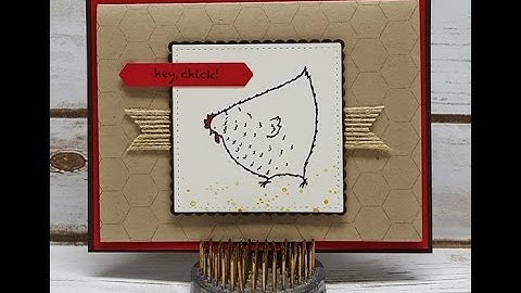 Chicken Wire Background with Hexagons Dynamic Textured Embossing Folder