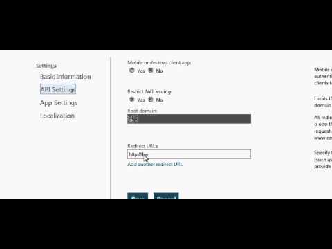 How to get Windows live Client ID & Client Secret - YouTube