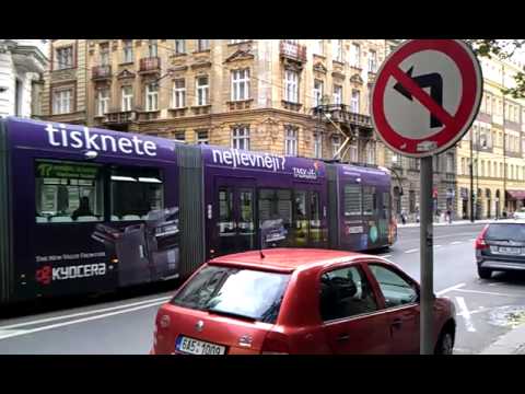 Electric Bus in Prague, Czech Republic