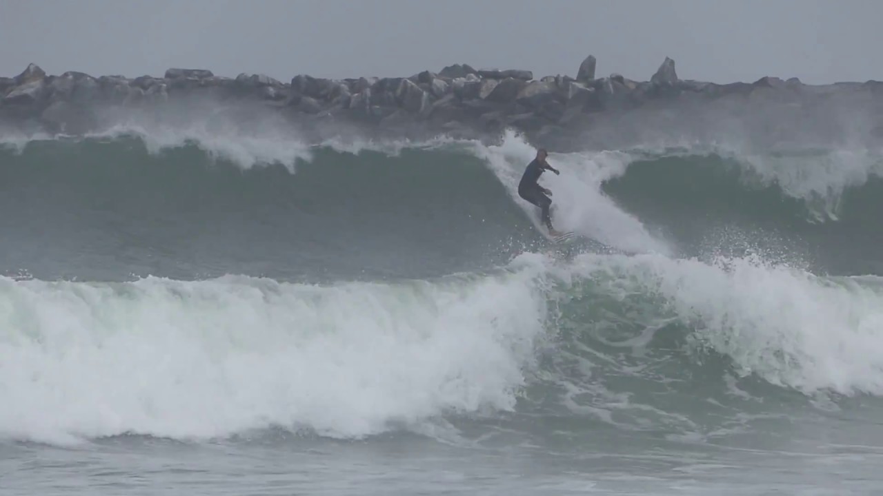 Ocean Beach Surfing Morning Fog 6ft Waves YouTube