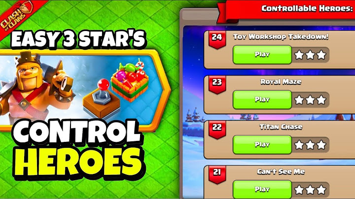 Easily 3 star all challenge’s of CONTROLLABLE HEROES (15-24) | Part 2 | Clash of Clans