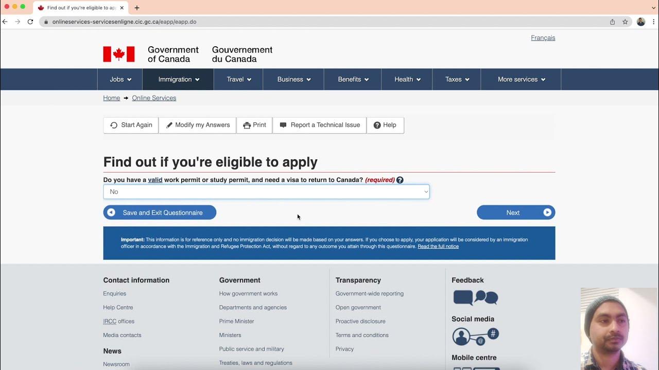 How to apply for Canada Work Visa 2024 Online Check Eligibility With