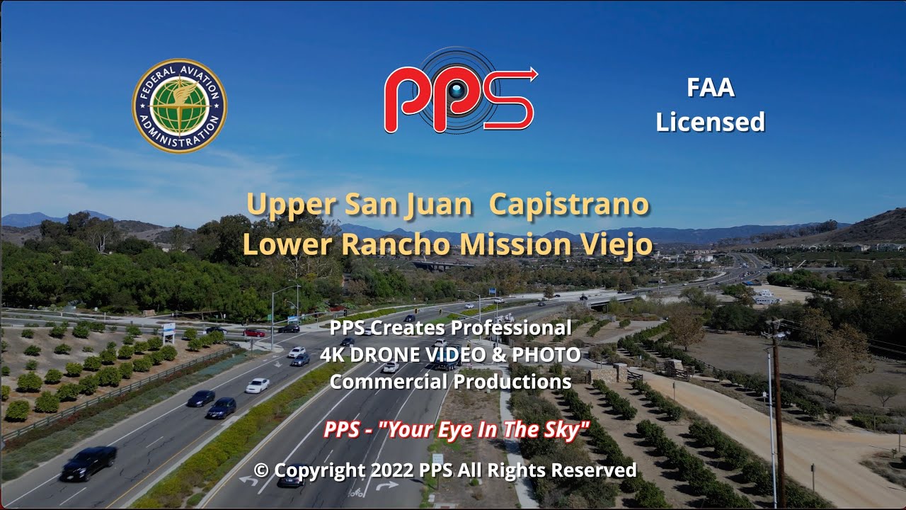 Aerial Tour of Upper San Juan Capistrano & Lower Rancho Mission Viejo