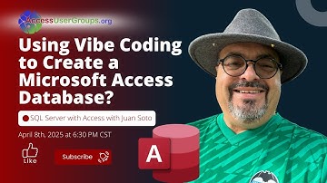 AB: Using Vibe Coding to Create a Microsoft Access Database