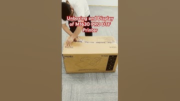Unboxing and Display of M1630 PRO DTF Printer#dtfprinter #smallbusiness #printing #dtf