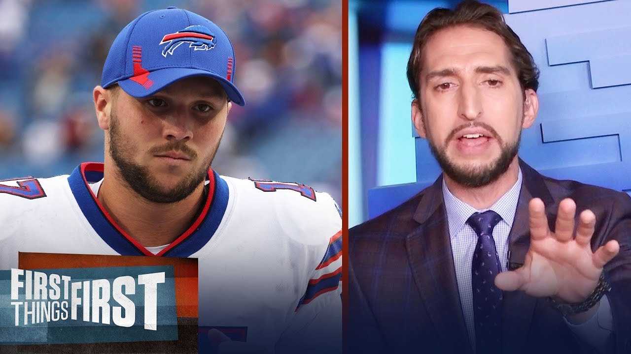 FIRST THINGS FIRST Nick Reacts To Josh Allen Is Only Bills Player On first-things-first-nick-reacts-to-josh-allen-is-only-bills-player-on