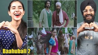 Baahubali 2 MASS Devsena Intro Scene Reaction!! | Muskan's First Time Watching!! | Darling Prabhas