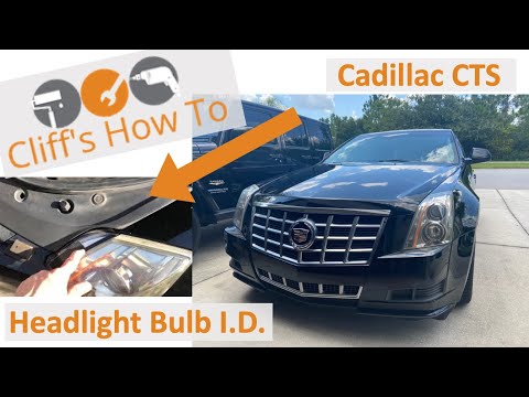 CTS Headlight Bulb Size Identification