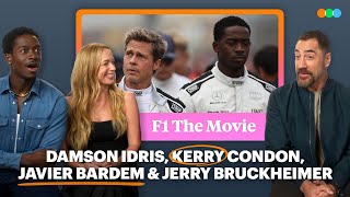 Damson Idris, Kerry Condon, Javier Bardem & Jerry Bruckheimer discuss F1 The Movie