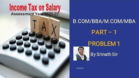 Income from Salary 2021-22 in Kannada PART 1 - B.COM 14 MARKS