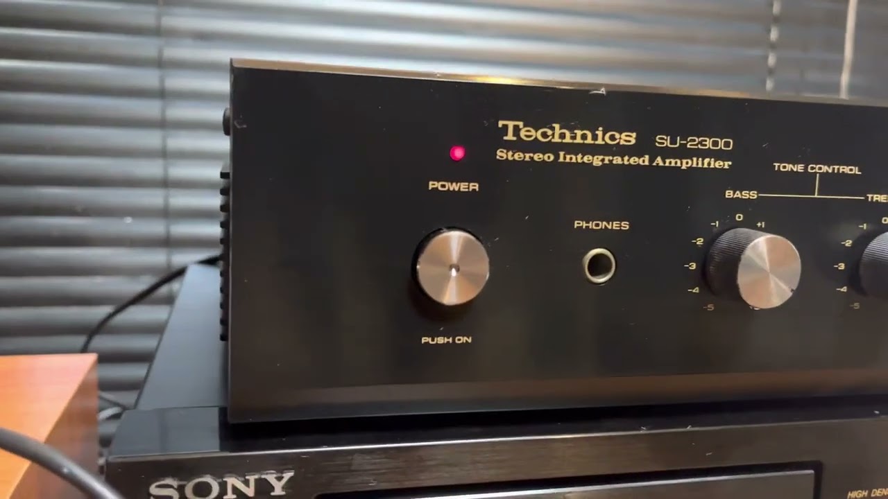 ♬【や12】テクニクス SU-2300 ステレオ プリメインアンプ Technics SU-2300 - YouTube