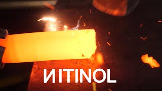 Making A Nitinol Knife. Part 1 Forging Nitinol