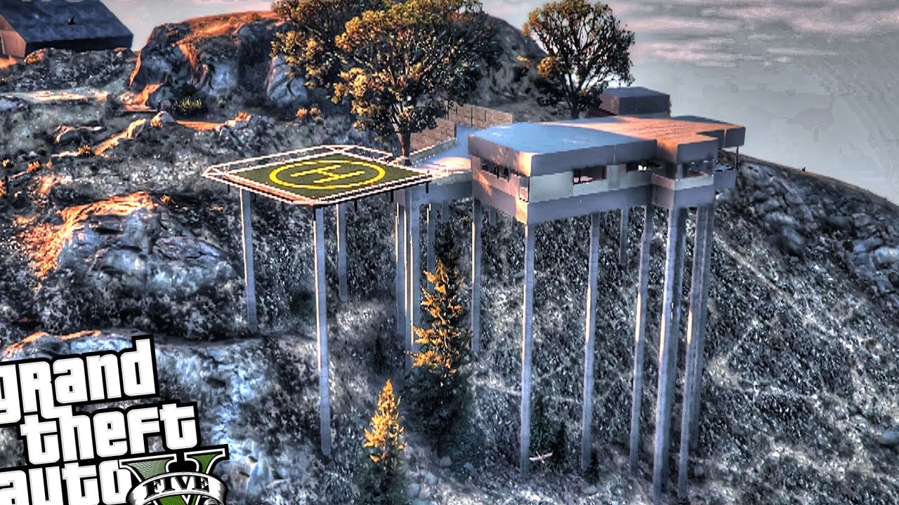 Luxury Mount Chilliad House GTA 5 PC MOD YouTube