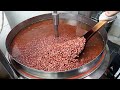 팥 앙금부터 직접 만드는 100% 쌀 찐빵, 단호박 찐빵 / red beans steamed bread - korean street food