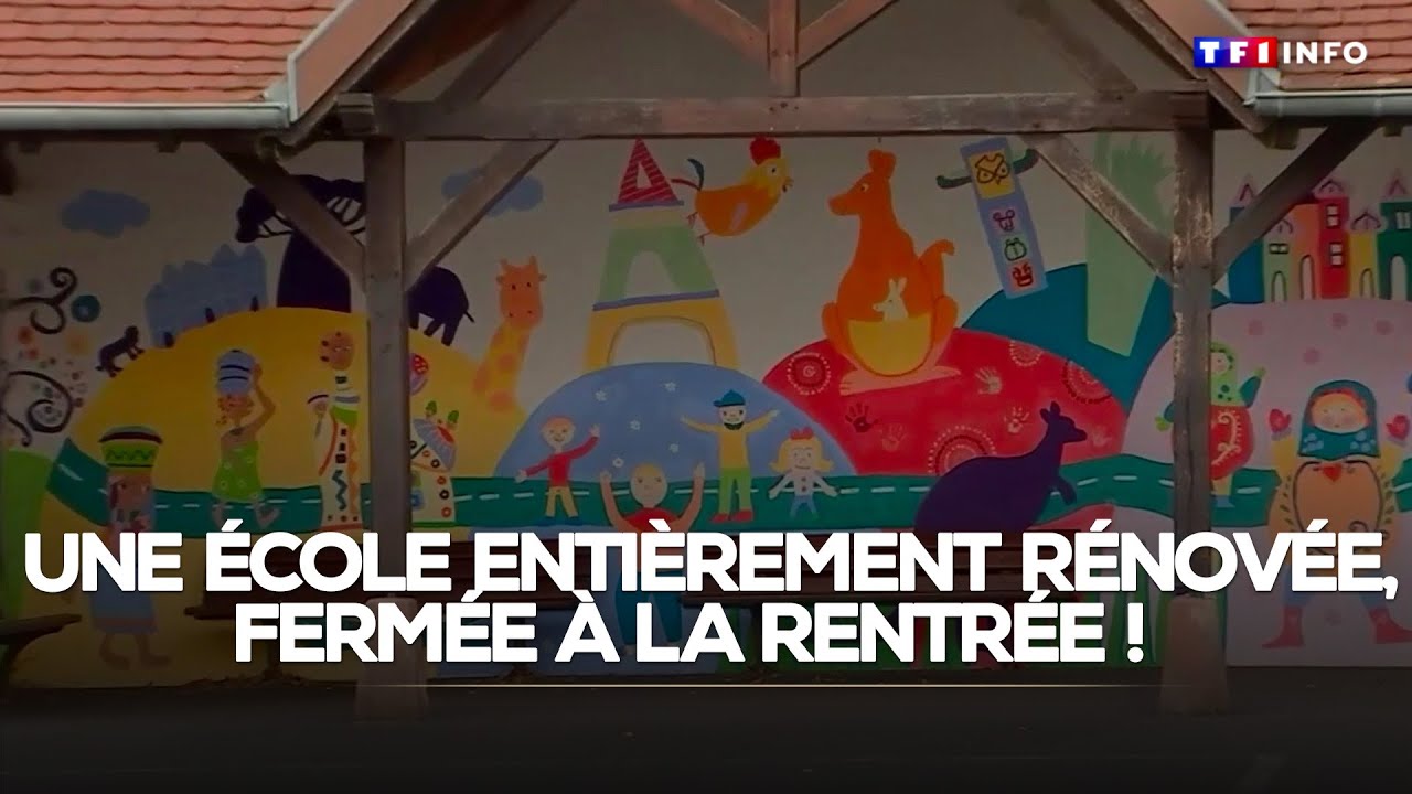 En Alsace, une école entièrement rénovée... fermée à la rentrée !｜TF1 INFO