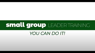 Small Group Training Intro Video