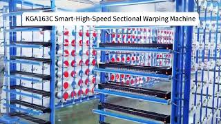KGA163C Smart High-Speed Sectional Warping Machine