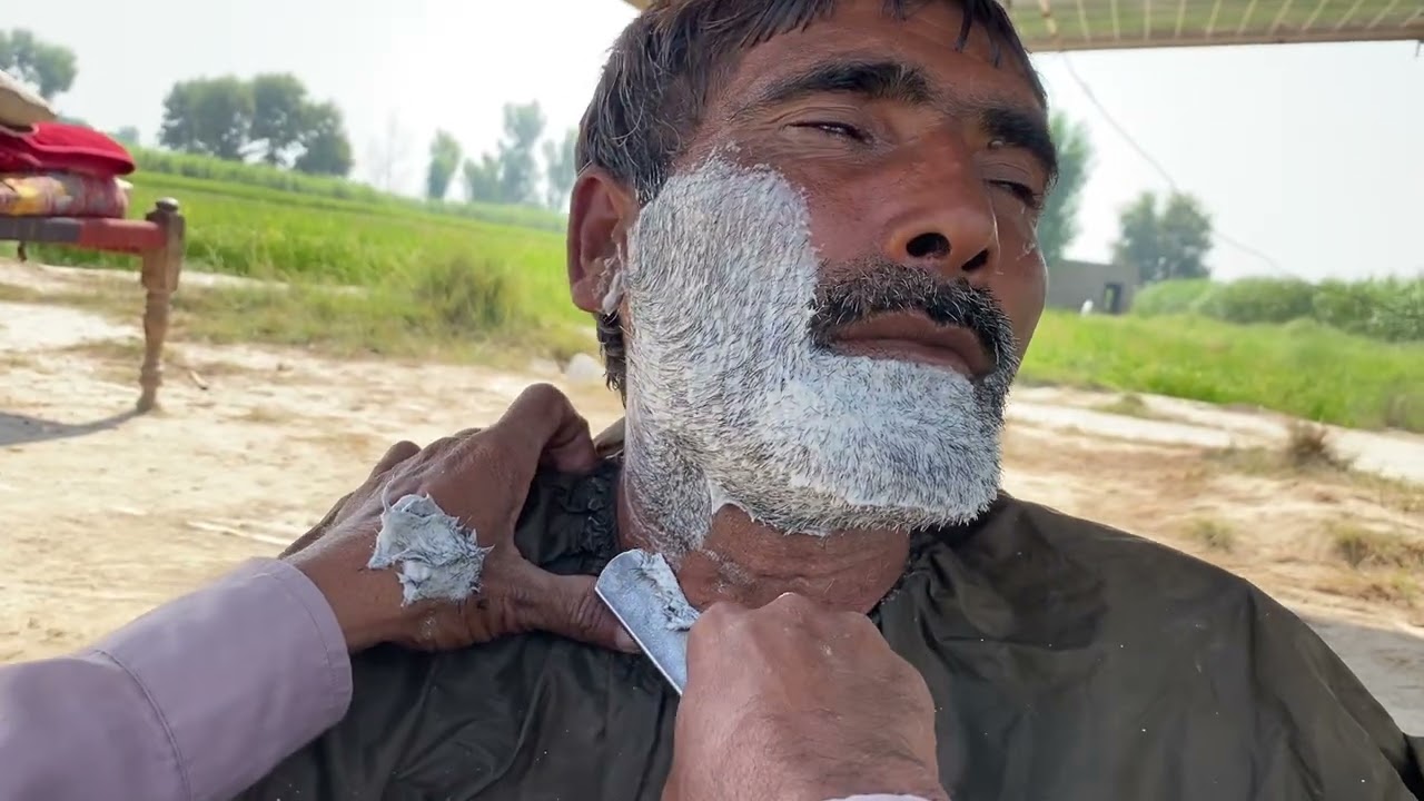 Asmr Outstanding Shave With Heavy Iron Piece