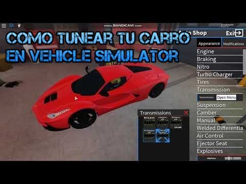 Como Tunear Tu Carro En Vehicle Simulator Youtube - roblox como tunear un auto de 2000000 en vehicle simulator