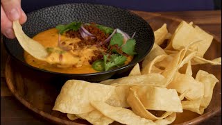 Chorizo Queso Fundido Melted Cheese Dip With Chorizo Sausage