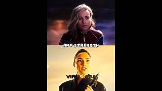 MCU Captain marvel vs DCEU Wonder woman | #shorts