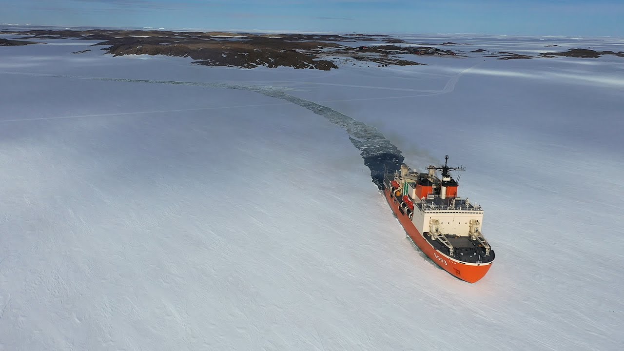 しらせ、南極から無補給で帰国　南極出発から横須賀到着までを動画で