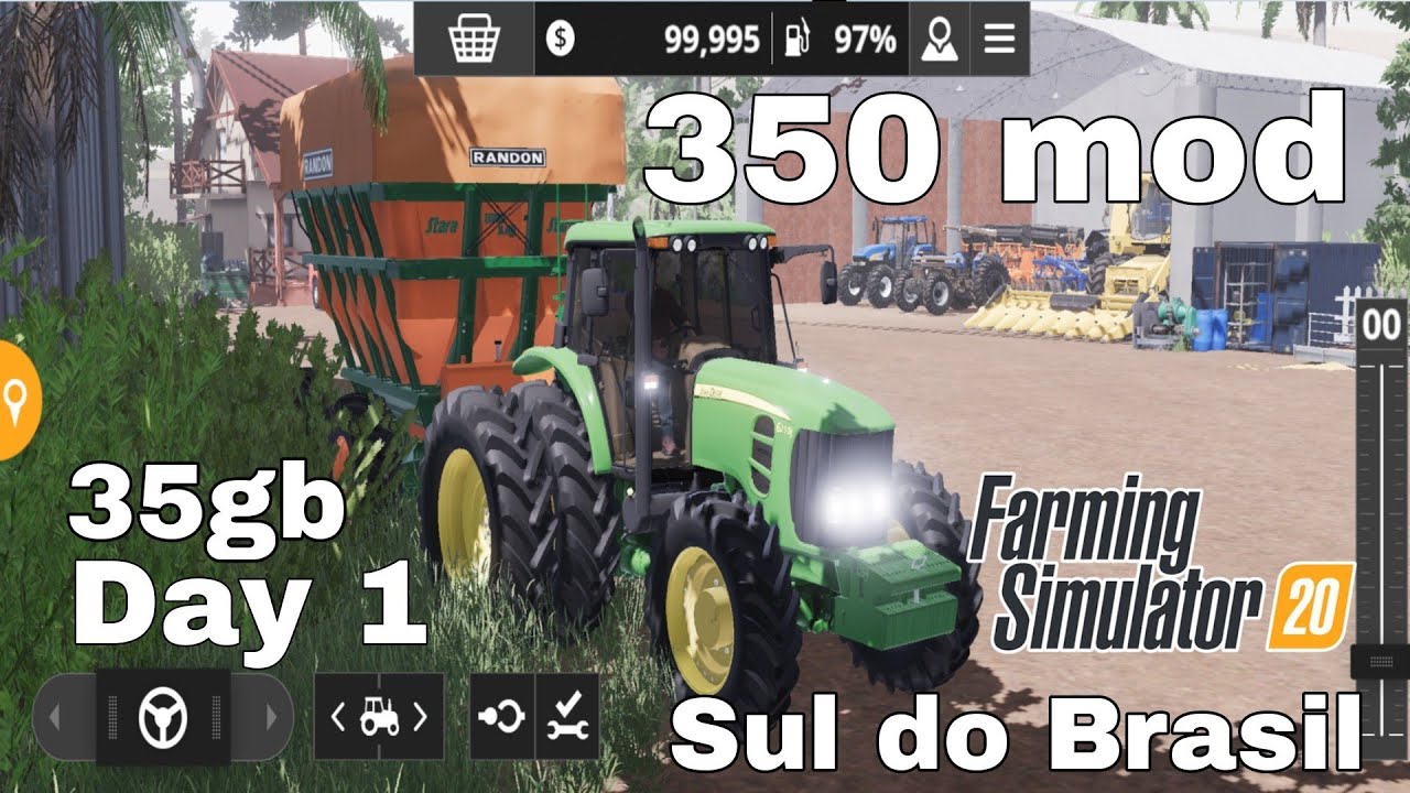 Download Jogo Trator Farming Simulator 2020 Mods Brasil android on PC