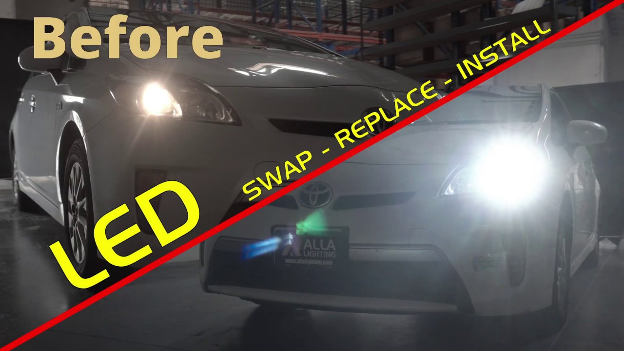 How to Install 2010-2015 Toyota Prius LED Headlight Bulb Replacement - YouTube