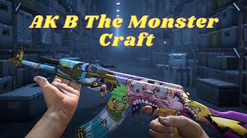 AK-47 | B the Monster + Googly Eyes + Charm