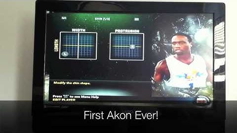 How To Create Akon In NBA 2k11.