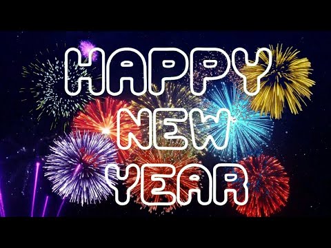 Happy New Year🍾10 second Countdown Intro clock with Fireworks!