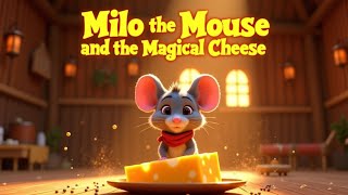 🐭 Milo the Mouse & the Magical Cheese 🧀✨ | Kids Moral Story About Sharing | MicDrop Stories