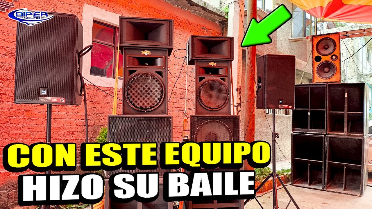 COMO ANTES SE HACIAN LOS BAILES EN LA CALLE DEL BARRIO | SONIDO TOTIS
