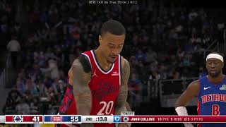 John Collins vs Pistons Jan 10, 2026 Full Play