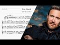 Im good blue david guetta eb alto sax sheet music play along