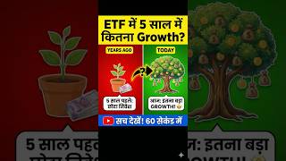 ETF में 5 साल में कितना Growth? 😱 | Real Returns Explained | #shorts