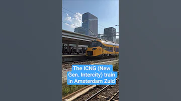 NS ICNG at Amsterdam Zuid Station, Netherlands | Alstom Coradia Stream #train #netherlands