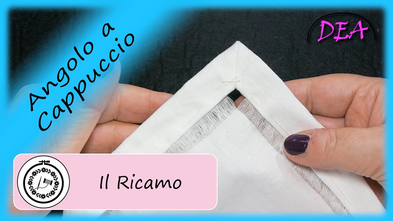 Ric.7°Tut.- Angolo a Cappuccio. Vedremo come si ricava, taglia, cuce un angolo prima dell'orlo.
