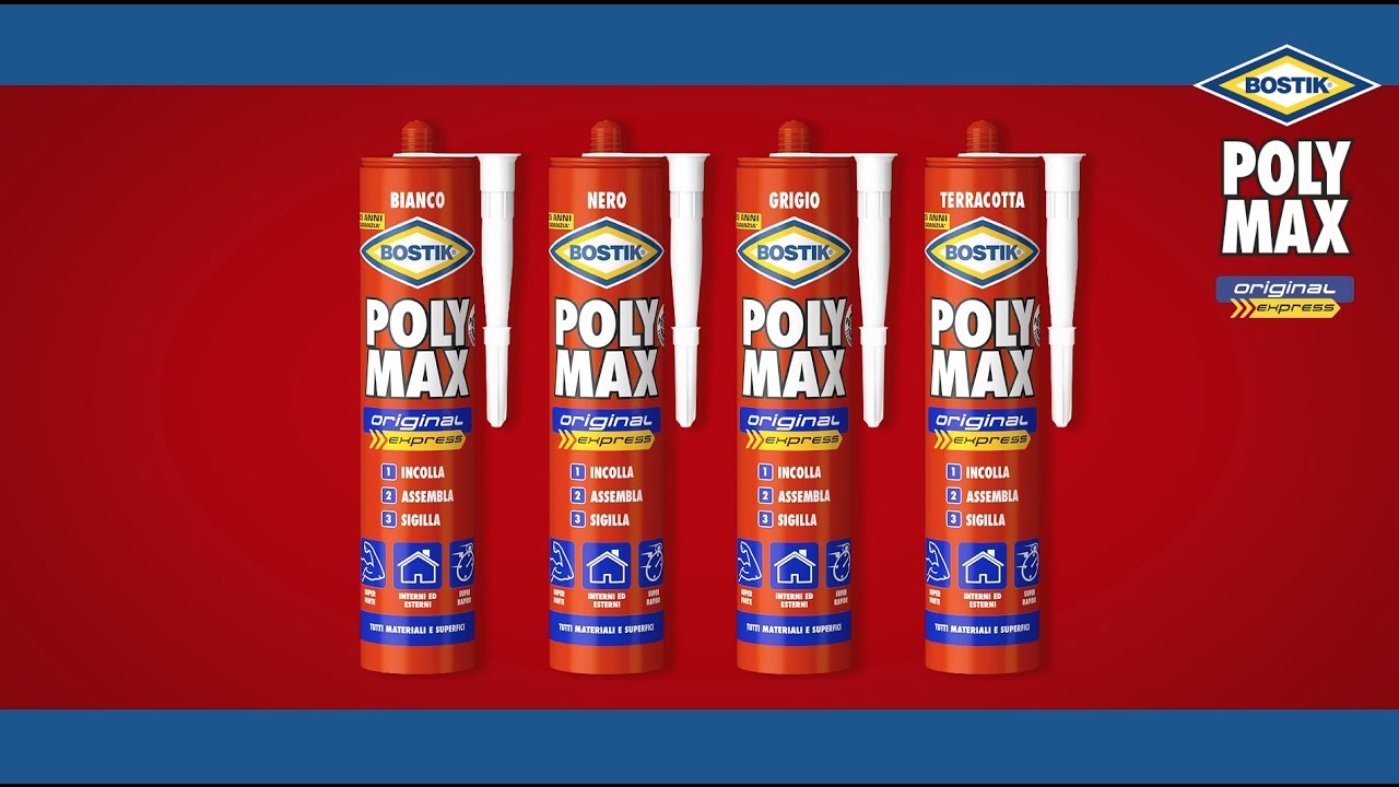 Bostik Poly Max Original Express  Bostik il professionista di adesivi e  sigillanti