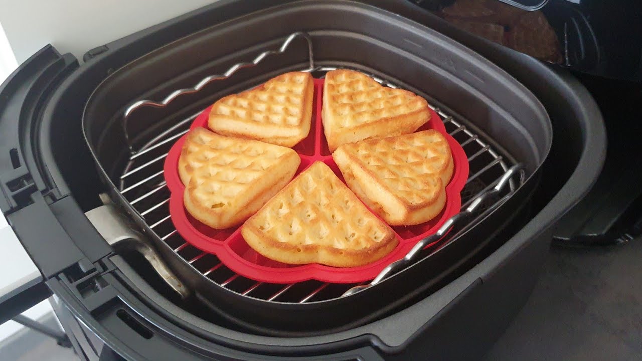 Как приготовить вафли в аэрогриле Philips👍Сколько градусов готовить ✅Рецепты в аэрогриле 💯рецепт ваф