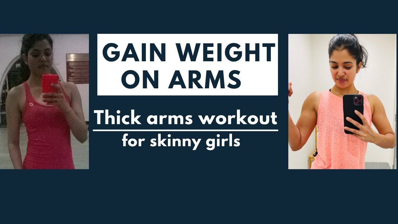 Get thick arm workout for women | Weight gain workout for women - YouTube