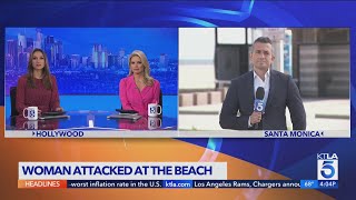 Woman attacked along the beach in Santa Monica