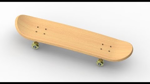 [CREO TUẤN NGUYỄN] Part Tutorial - Bài 3: Bài tập SkateBoard -  Vẽ chi tiết Baseplate