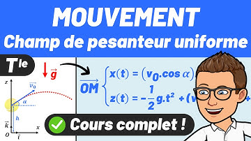 MOUVEMENT 🥎 CHAMP DE PESANTEUR UNIFORME ✅ Cours complet 💪 Terminale spécialité