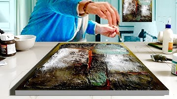 Mastering TEXTURED ABSTRACT Art / ACRYLIC Painting / Layering Tutorial 