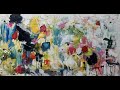 How  to  i  paint a floral abstract painting  abstract flower painting by marie manon